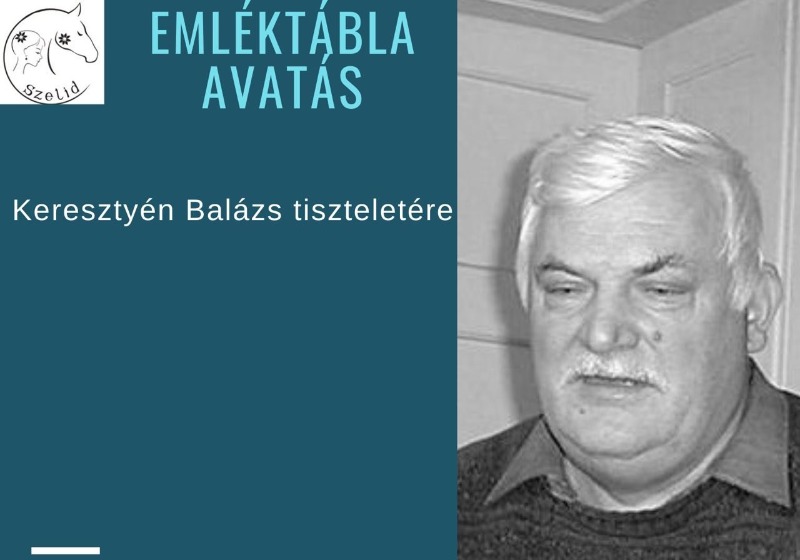 Keresztyén Balázs, tanár, helytörténész emléktábla avatás