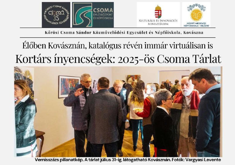 Kortárs ínyencségek: 2025-ös Csoma Tárlat