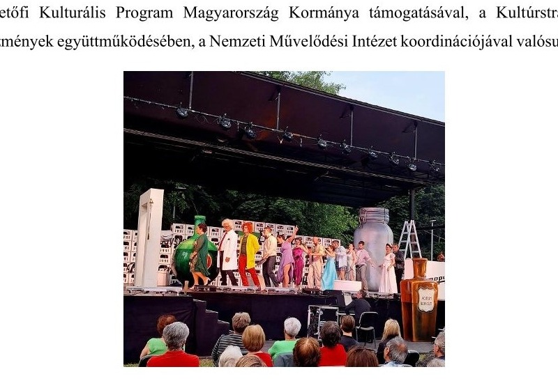 Gördülő opera előadás Tataén