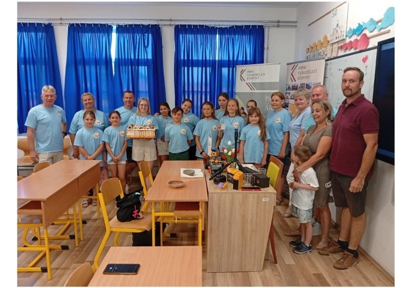 Filmes projektzáró a csöglei iskolában