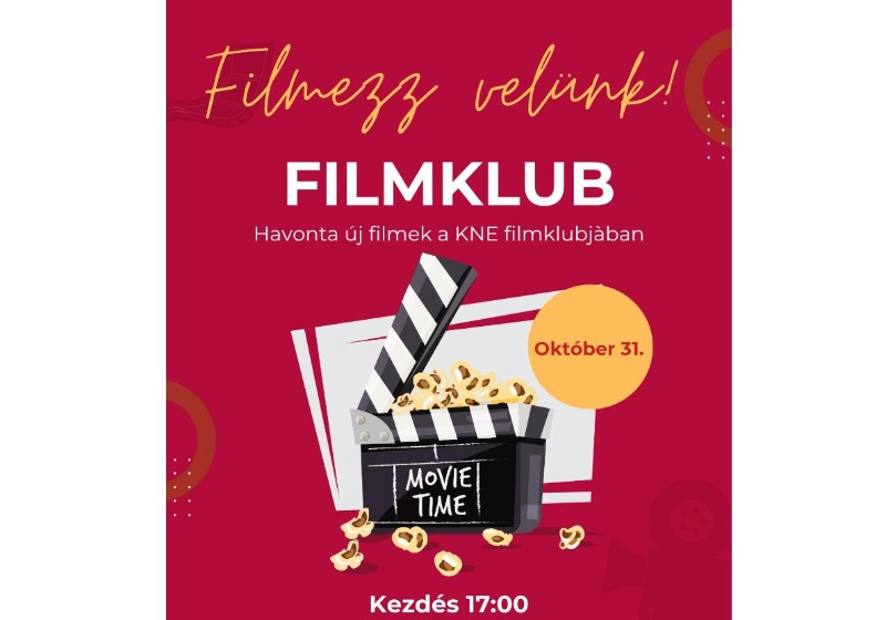 Indul a „Filmezz velünk!” – a KNE filmklubja fiataloknak és filmrajongóknak!