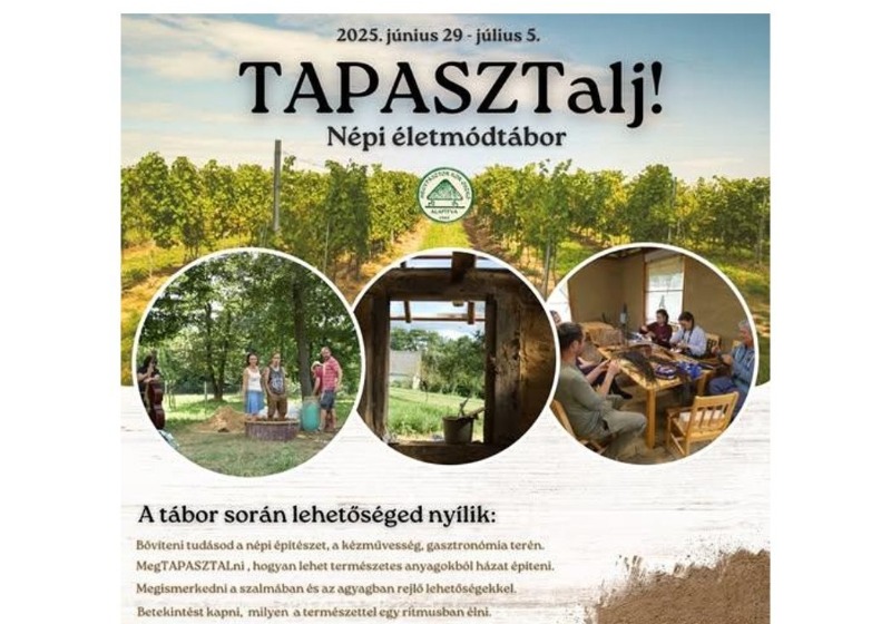 TAPASZTalj! Népi életmód tábor felnőtteknek